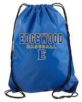 Edgewood HS Baseball Block - Drawstring Bag