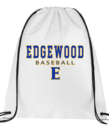 Edgewood HS Baseball Block - Drawstring Bag
