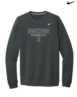Edgewood HS Baseball Block - Mens Nike Crewneck