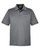 Edgewood HS Baseball Block - Mens Polo