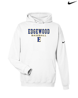 Edgewood HS Baseball Block - Nike Club Fleece Hoodie