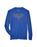 Edgewood HS Baseball Block - Performance Longsleeve