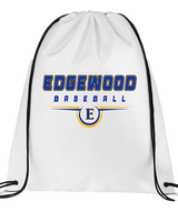 Edgewood HS Baseball Design - Drawstring Bag
