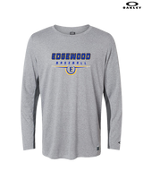 Edgewood HS Baseball Design - Mens Oakley Longsleeve