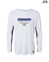 Edgewood HS Baseball Design - Mens Oakley Longsleeve