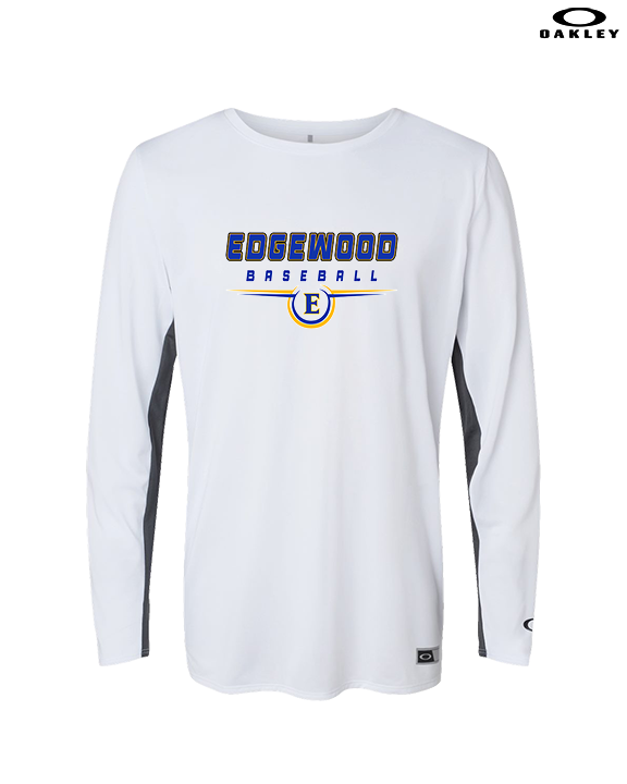 Edgewood HS Baseball Design - Mens Oakley Longsleeve