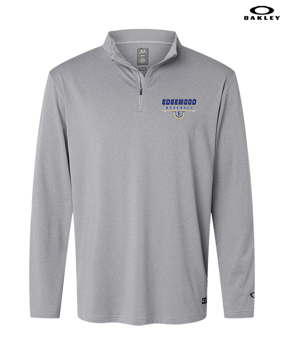 Edgewood HS Baseball Design - Mens Oakley Quarter Zip