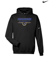 Edgewood HS Baseball Design - Nike Club Fleece Hoodie