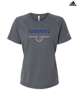 Edgewood HS Baseball Design - Womens Adidas Performance Shirt
