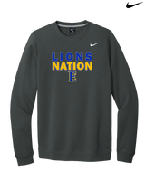 Edgewood HS Baseball Nation - Mens Nike Crewneck