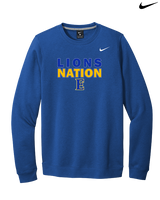 Edgewood HS Baseball Nation - Mens Nike Crewneck