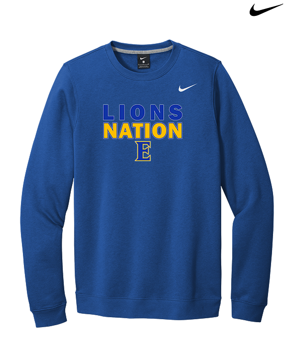 Edgewood HS Baseball Nation - Mens Nike Crewneck