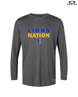 Edgewood HS Baseball Nation - Mens Oakley Longsleeve