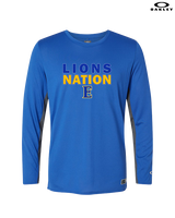 Edgewood HS Baseball Nation - Mens Oakley Longsleeve