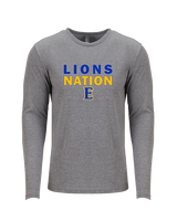 Edgewood HS Baseball Nation - Tri-Blend Long Sleeve