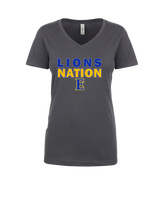Edgewood HS Baseball Nation - Womens Vneck