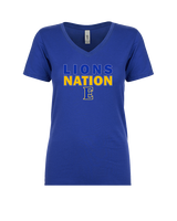 Edgewood HS Baseball Nation - Womens Vneck