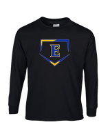 Edgewood HS Baseball Plate - Cotton Longsleeve