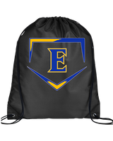Edgewood HS Baseball Plate - Drawstring Bag