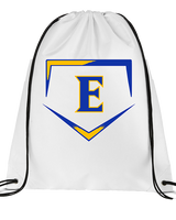 Edgewood HS Baseball Plate - Drawstring Bag