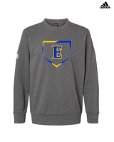 Edgewood HS Baseball Plate - Mens Adidas Crewneck