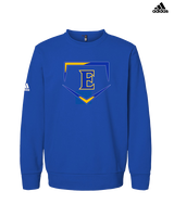 Edgewood HS Baseball Plate - Mens Adidas Crewneck