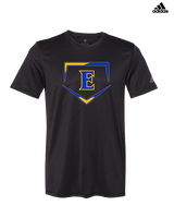 Edgewood HS Baseball Plate - Mens Adidas Performance Shirt