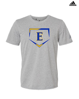 Edgewood HS Baseball Plate - Mens Adidas Performance Shirt