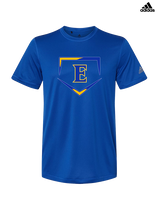 Edgewood HS Baseball Plate - Mens Adidas Performance Shirt