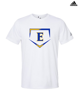 Edgewood HS Baseball Plate - Mens Adidas Performance Shirt