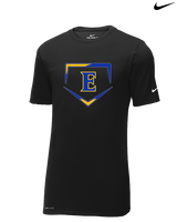 Edgewood HS Baseball Plate - Mens Nike Cotton Poly Tee
