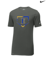 Edgewood HS Baseball Plate - Mens Nike Cotton Poly Tee