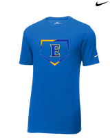 Edgewood HS Baseball Plate - Mens Nike Cotton Poly Tee