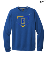 Edgewood HS Baseball Plate - Mens Nike Crewneck
