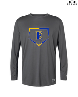 Edgewood HS Baseball Plate - Mens Oakley Longsleeve