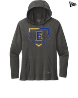 Edgewood HS Baseball Plate - New Era Tri-Blend Hoodie