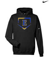 Edgewood HS Baseball Plate - Nike Club Fleece Hoodie