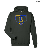Edgewood HS Baseball Plate - Nike Club Fleece Hoodie