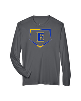 Edgewood HS Baseball Plate - Performance Longsleeve