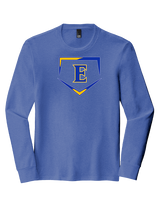 Edgewood HS Baseball Plate - Tri-Blend Long Sleeve
