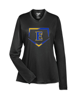 Edgewood HS Baseball Plate - Womens Performance Longsleeve