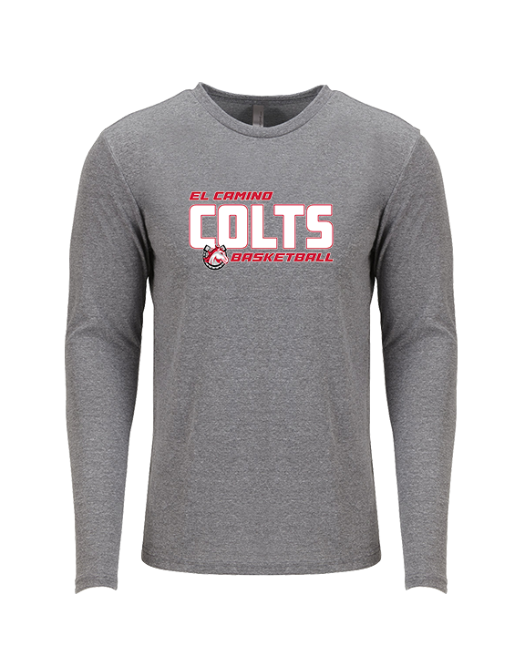 El Camino HS Boys Basketball Bold - Tri-Blend Long Sleeve
