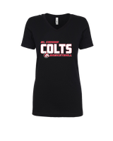 El Camino HS Boys Basketball Bold - Womens Vneck