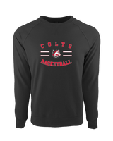 El Camino HS Boys Basketball Curve - Crewneck Sweatshirt