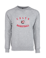 El Camino HS Boys Basketball Curve - Crewneck Sweatshirt