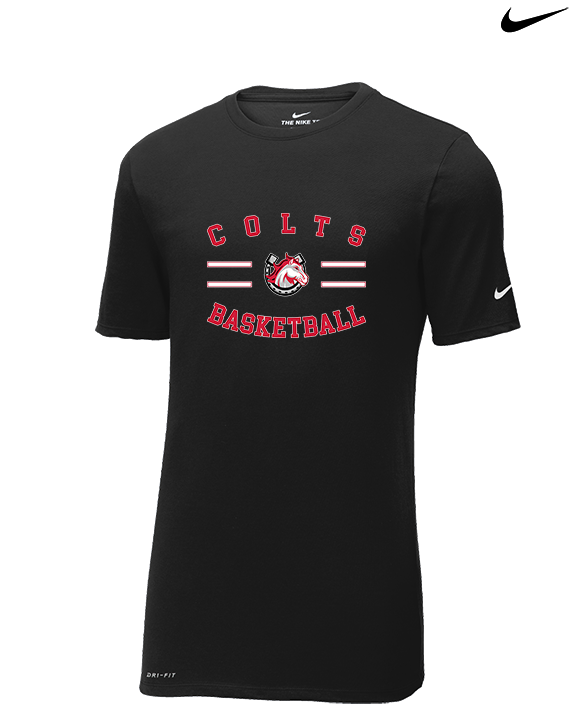 El Camino HS Boys Basketball Curve - Mens Nike Cotton Poly Tee
