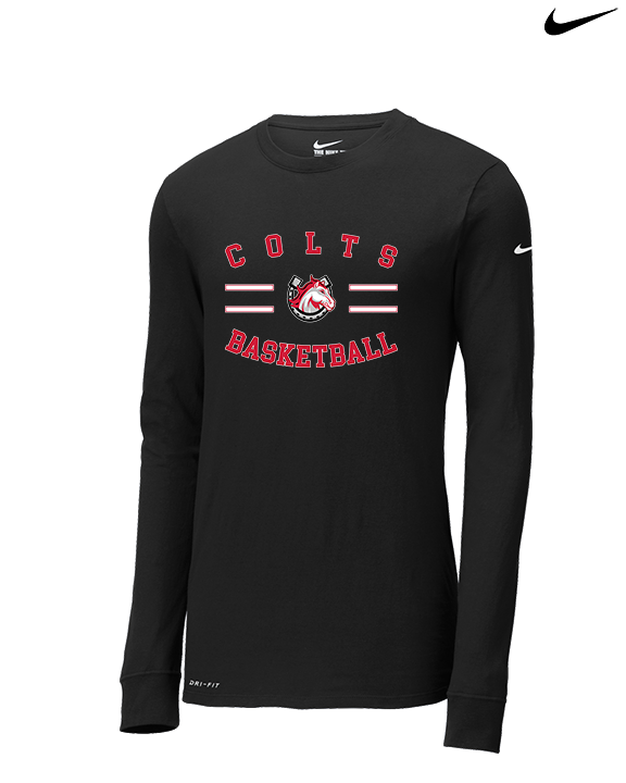 El Camino HS Boys Basketball Curve - Mens Nike Longsleeve
