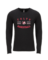 El Camino HS Boys Basketball Curve - Tri-Blend Long Sleeve