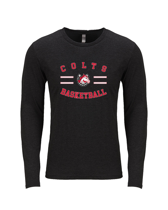 El Camino HS Boys Basketball Curve - Tri-Blend Long Sleeve
