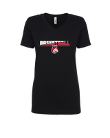 El Camino HS Boys Basketball Cut - Womens Vneck